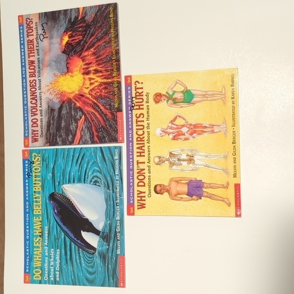 Scholastic Question & Answer Series Paperback Book Set of 3 Nonfiction Books - Picture 1 of 4